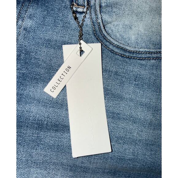 Kancan Women’s Bootcut Jeans Light Wash Split Hem Denim Pants Size 9/28 NWT - Picture 8 of 10